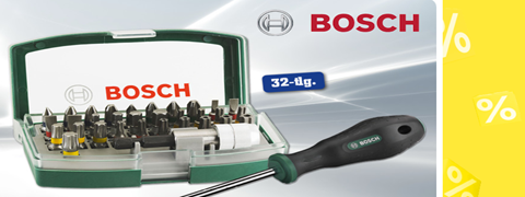 Office Discount: Sichere dir ein kostenloses Bosch Bit-Set!