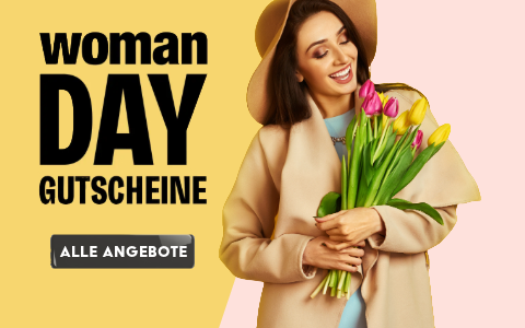 Starke Rabatte und Gutscheine zum WOMAN Day 2024