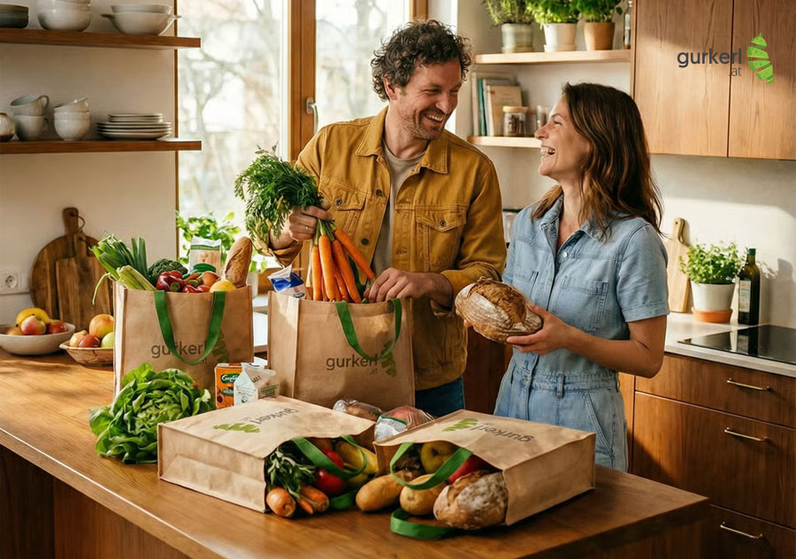 Mit einem Gurkerl Gutschein und Cashback bei rewardo.at doppelt beim Einkauf sparen!