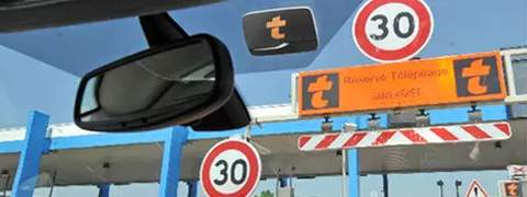 Mautzahlungs-Badge für Italien, Spanien, Frankreich und Portugal mit 58% Rabatt
