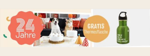 Happy Birthday! GRATIS Thermosflasche ab 59€ Einkaufswert