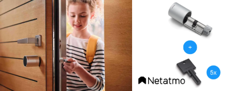 Spare 50€ beim Kauf von Netatmo Smart-Türschloss plus 5er-Set Smart Keys