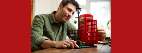 Entdecke jetzt die legendäre Lego® Ideas Rote Londoner Telefonzelle