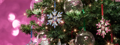 Weihnachtsornamente und Baumdekoration von Swarovski schon ab 49€