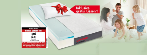 Matratzen Concord Voucher: 55% Rabatt auf Sleepsy Topper