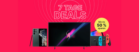7 Days of Deals: Jeden Tag satte Rabatte bis 50% auf deine Lieblingstechnik