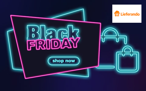 Am Lieferando Black Friday extra günstig Essen bestellen! Am Lieferando Black Friday extra günstig Essen bestellen!
